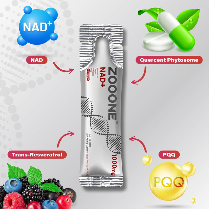 Zooone NAD+ 1000mg ENERGY, FOCUS & LONGEVITY