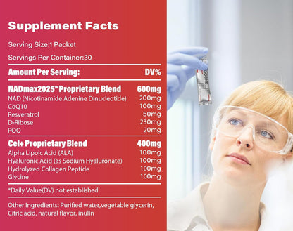 Zooone NAD+ 1000mg ENERGY, FOCUS & LONGEVITY