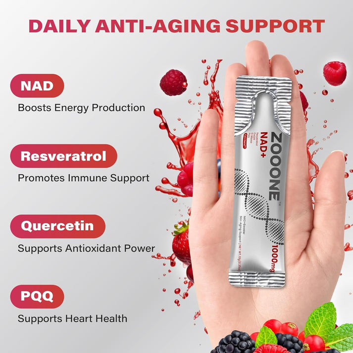 Zooone NAD+ 1000mg ENERGY, FOCUS & LONGEVITY